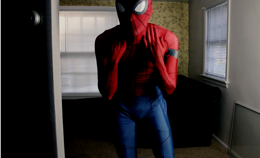spider-man cosplay costume fits your skin tight